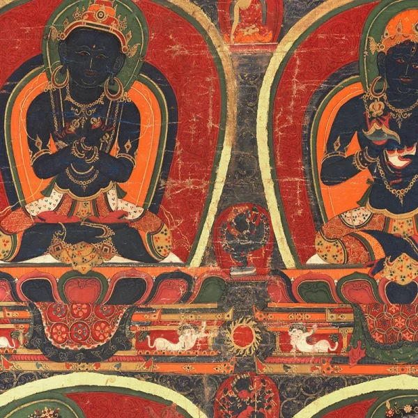 Vintage Tibetan Buddhist Thangka and Mandala Art Prints Abstract Posters Kalachakra Buddhism Wall Pictures Living Room Decor (复制)