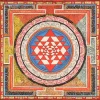 Vintage Buddha Mandala Thangka Art Print Poster Scripture Wall Art Pictures Canvas Painting Religious Faith Yoga Home Decor Gift (复制) (复制)