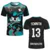 New Summer Maillot JUL Jersey Tchikita Youth Fast Drying 3D Printed T-shirt Men's and Women's Fashionable Loose T-shirt