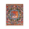 Vintage Tibetan Buddhist Thangka and Mandala Art Prints Abstract Posters Kalachakra Buddhism Wall Pictures Living Room Decor (复制)