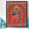 Vintage Tibetan Buddhist Thangka and Mandala Art Prints Abstract Posters Kalachakra Buddhism Wall Pictures Living Room Decor (复制)
