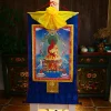 61x37cm Thangka Buddha Hanging Picture Tibetan Gold-plated Printed Decorative Painting Interior/Temple Buddha Offering  Supplies (复制) (复制)