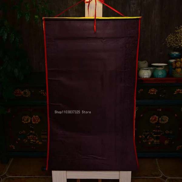 61x37cm Thangka Buddha Hanging Picture Tibetan Gold-plated Printed Decorative Painting Interior/Temple Buddha Offering  Supplies (复制) (复制)